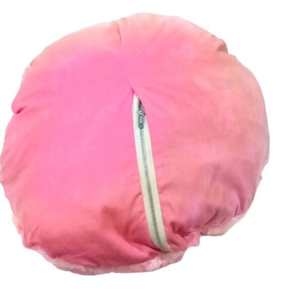 Vintage 1960s Childs Pyjama Holder Doll with Rubber Face‎ Pink Dress with Zip - Picture 5 of 7